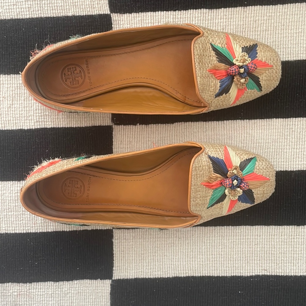 Tory Burch Geraldine loafer raffia